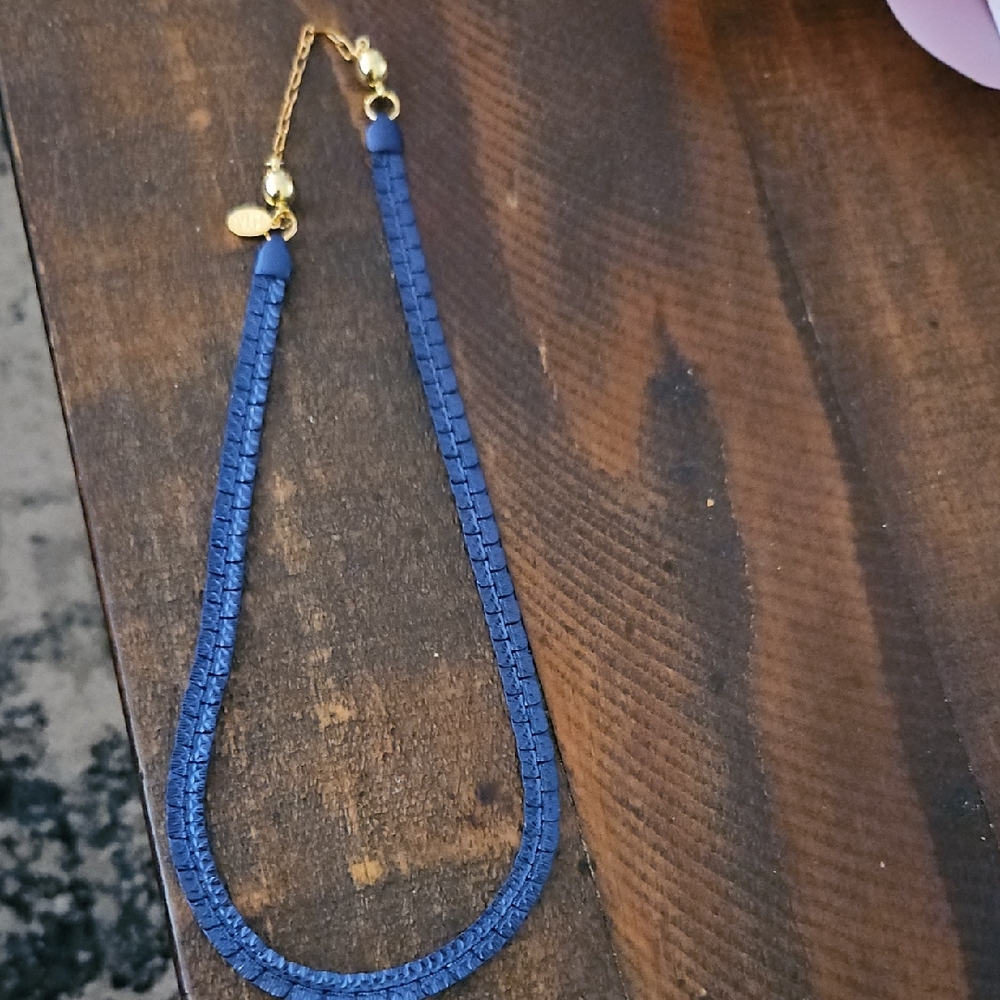 Blue and Gold Necklace